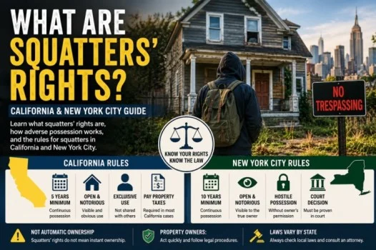 What Are Squatters' Rights? California, NYC & Legal Rules Explained