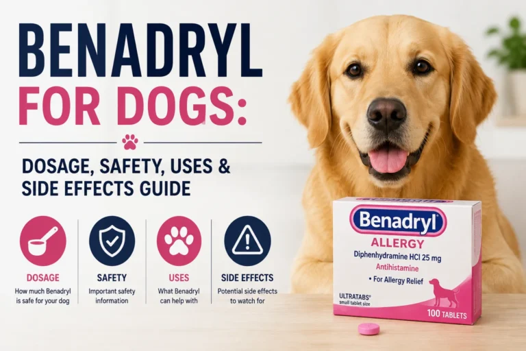 Benadryl for Dogs: Dosage, Safety, Uses & Side Effects Guide