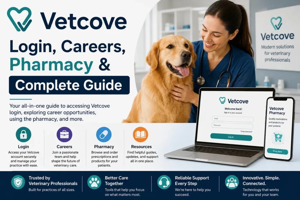 Vetcove: Login, Careers, Pharmacy & Complete Guide