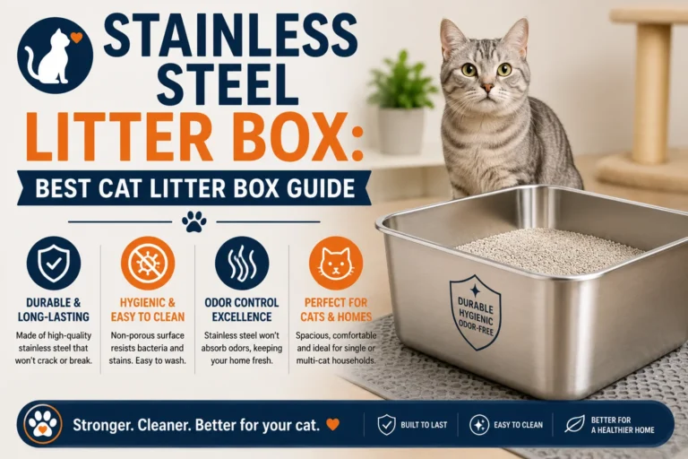 Stainless Steel Litter Box: Best Cat Litter Box Guide
