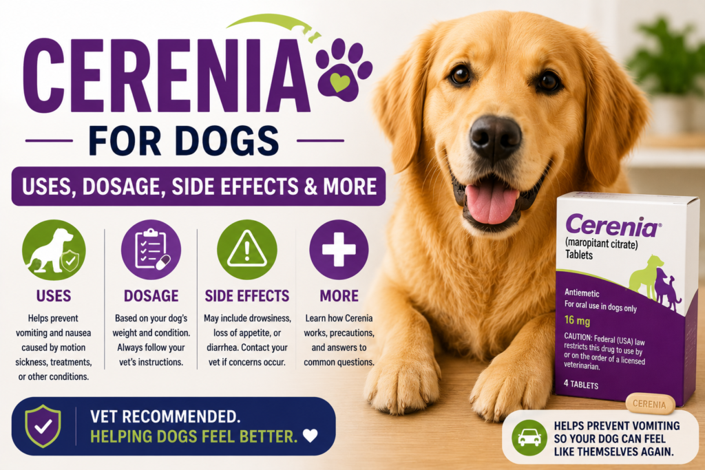 Cerenia for Dogs: Uses, Dosage, Side Effects & More