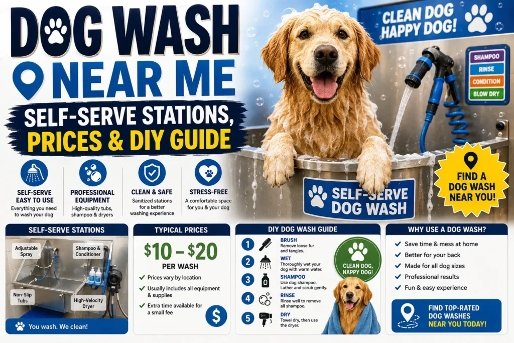 Dog Wash Near Me: Self-Serve Stations, Prices & DIY Guide