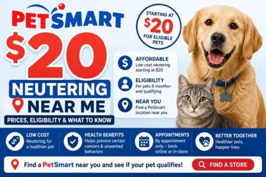 PetSmart $20 Neutering Near Me: Prices, Eligibility & What to Know