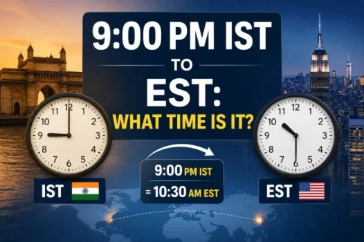 9:00 PM IST to EST: What Time Is It?